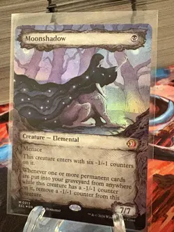MTG MAGIC THE GATHERING Lorwyn Eclipsed FOIL MOONSHADOW MYTHIC RARE SHOWCASE - Image 2
