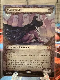 MTG MAGIC THE GATHERING Lorwyn Eclipsed FOIL MOONSHADOW MYTHIC RARE SHOWCASE - Image 4