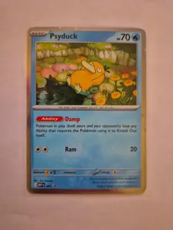 Pokemon TCG Mega Evolutions Black Star Promo Psyduck MEP007 Near Mint - Image 1
