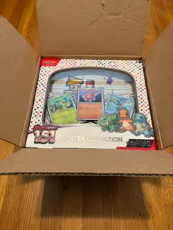 Factory Sealed Pokemon Scarlet & Violet 151 Poster Collection Box Lot of 6 TCG - Image 1