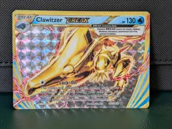 Pokemon TCG Clawitzer Break Steam Siege Holo Rare Card 35/114 - Image 1