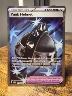 Punk Helmet 121/094 Ultra Rare Holofoil ME02: Phantasmal Flames Pokemon TCG NM/M - Image 1