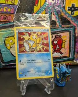 2016 Pokemon 🎏 Magikarp XY143 Holo XY Black Star Promo Sealed ✨ Shiny Magikarp - Image 1