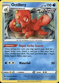 Octillery - Holo Rare - Battle Styles 037/163 - NM - Pokemon - Image 1