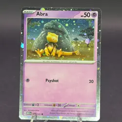 **HD COSMOS HOLO*** Abra MEW 063/165 - Pokemon 151 Promo - Image 3