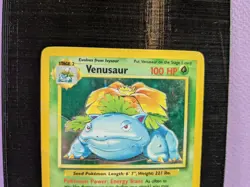 Pokemon TCG - Base Set -- Venusaur - 15/102 - Played - Image 2