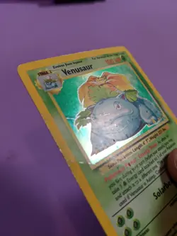 Pokemon TCG - Base Set -- Venusaur - 15/102 - Played - Image 4