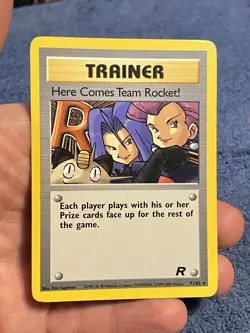 Here Comes Team Rocket-Unlimited Edition Regular LP Pokemon TCG 71/82 - Image 1