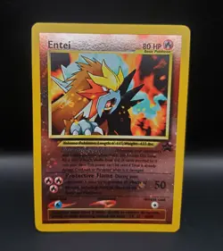 Pokemon Entei Wizards Of The Coast WOTC Black Star Promo 34 Reverse Holofoil NM - Image 1