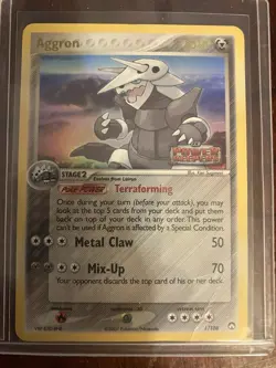 Aggron Holo Power Keepers 1/108 Rare Pokemon Ungraded - Image 1
