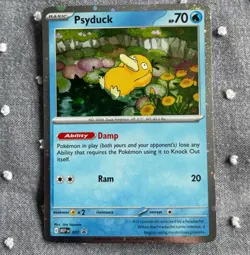 Pokemon TCG Mega Evolution Psyduck MEP 007 Black Star Promo - Image 1