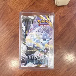 Pokemon Sword & Shield Silver Tempest Booster Box Lugia VSTAR Vulpix VSTAR - Image 2