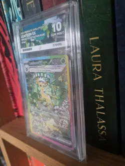 Pokemon TCG Leafeon EX Prismatic Evolutions 144/131 Ace 10 Gem Mint - Image 2