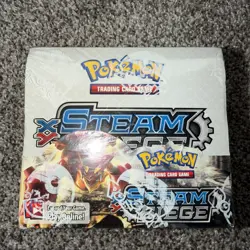 Pokemon TCG XY Steam Siege Booster Box Factory Sealed - Image 1