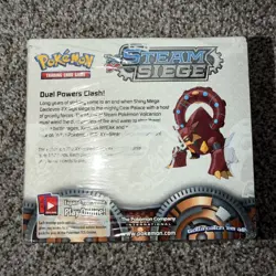 Pokemon TCG XY Steam Siege Booster Box Factory Sealed - Image 2