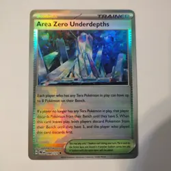 Pokemon AREA ZERO UNDERDEPTHS 094/131 Prismatic Evolutions POKE BALL Rev Holo - Image 1
