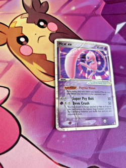 Mew ex - 100/110 [EX Holon Phantoms] Pokemon TCG - ULTRA RARE - Vintage - DMG - Image 2
