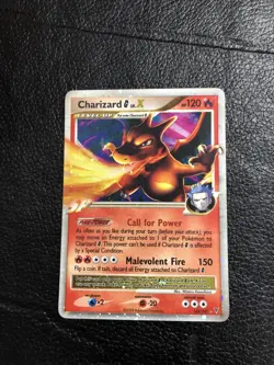 B6 2009 Pokemon Platinum Supreme Victors Charizard G LV.X #143/147 - Image 1