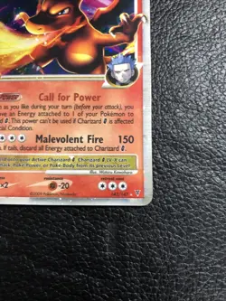 B6 2009 Pokemon Platinum Supreme Victors Charizard G LV.X #143/147 - Image 4