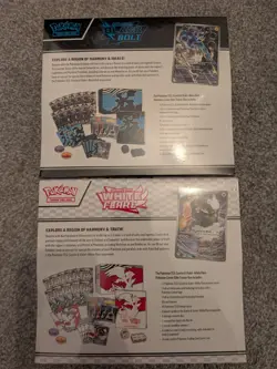 Pokemon Center Black Bolt and White Flare ETB Sealed Elite Trainer Boxes TCG - Image 2