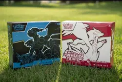 Pokemon Black Bolt and White Flare Pokemon Center ETB Sealed Elite Trainer Boxes - Image 1