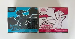 Pokemon Black Bolt and White Flare Pokemon Center ETB Sealed Elite Trainer Boxes - Image 1