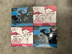 Pokemon Black Bolt and White Flare Pokemon Center ETB Sealed Elite Trainer Boxes - Image 1