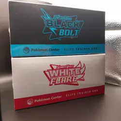 Pokemon Black Bolt and White Flare Pokemon Center ETB Sealed Elite Trainer Boxes - Image 2