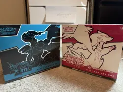 Pokemon Black Bolt and White Flare Pokemon Center ETB Sealed Elite Trainer Boxes - Image 1