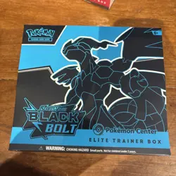 Pokemon Black Bolt and White Flare Pokemon Center ETB Sealed Elite Trainer Boxes - Image 2