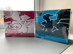 Pokemon Black Bolt and White Flare Pokemon Center ETB Sealed Elite Trainer Boxes - Image 1