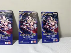 Lot of 4 OP14 EB04 The Azure Sea’s Seven One Piece Card Game Sleeved Booster New - Image 5