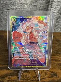 ENG One Piece CCG - Monkey.D.Luffy (OP05-119) SEC NM/M Pack Fresh - Image 1