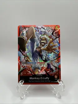 Monkey.D.Luffy ST21-001 - One Piece TCG Starter Deck EX: Gear 5 Foil NM Leader - Image 1