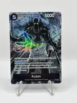 One Piece CCG Kuzan OP10-082 Alt Art SR - English - PACK FRESH MINT - Image 1