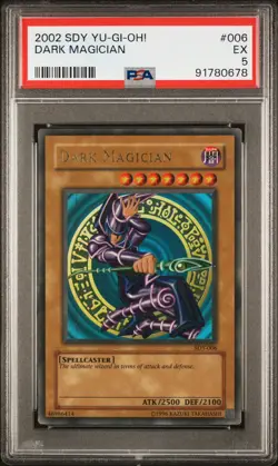 Dark Magician SDY-006 Ultra Rare Unlimited Yugioh PSA 5 *678 - Image 1