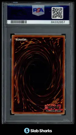 2002 YU-GI-OH! STARTER DECK: YUGI #SDY-006 DARK MAGICIAN ULTRA RARE PSA 6 - Image 2