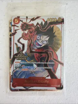 One Piece TCG - Luffy Sabo Ace - Winner Pack Sealed - 3rd Anniversary OP13 - Image 1