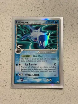 Latios EX 96/101 - EX Dragon Frontiers Delta Species Holo Rare Pokemon Card LP - Image 1