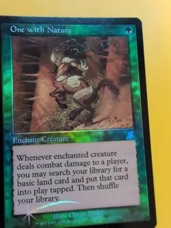 One with Nature. enchant creature MTG FOIL Shooting Star. Scourge 2003 Card. - Image 3