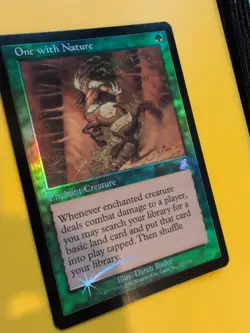 One with Nature. enchant creature MTG FOIL Shooting Star. Scourge 2003 Card. - Image 4