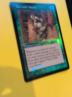 One with Nature. enchant creature MTG FOIL Shooting Star. Scourge 2003 Card. - Image 5