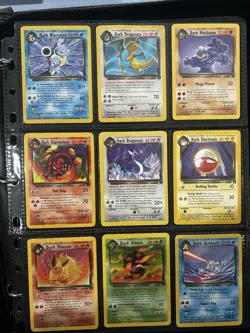 1999 Pokemon Team Rocket No Duplicates 50 Cards NM - Image 1