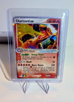 Pokemon TCG Charizard EX Holo Ultra Rare Card 105/112 FireRed & LeafGreen - Image 1