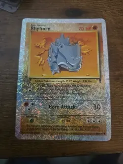 Rhyhorn 90/110 Legendary Collection Reverse Holo Pokemon Card TCG - Image 1