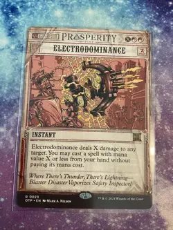 Electrodominance - Outlaws Of Thunder Junction: Breaking News OTP #23 - MTG Card - Image 1