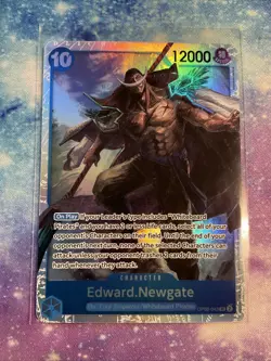 Edward Newgate OP08-043 SR One Piece Card Game Two Legends - English - Near Mint - Image 1