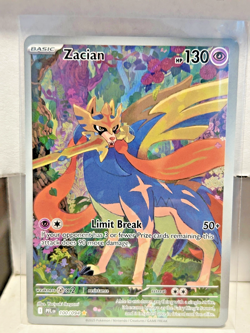 Zacian Illustration Rare Phantasmal Flames Pokemon Card 100/094 NM - Image 1