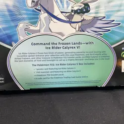 Pokemon TCG: Ice Rider Calyrex V Box Trading Card Game 820650809002 - Image 4