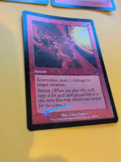 Scattershot x3 Instant MTG FOIL Shooting Star. Scourge 2003 3 Card. - Image 3